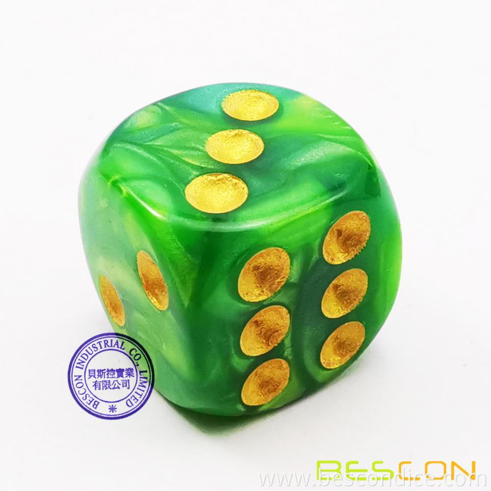 16mm Gemini 6 Sides Dice Two Tone Color 4 16mm Gemini 6 Sides Dice Two Tone Color 4